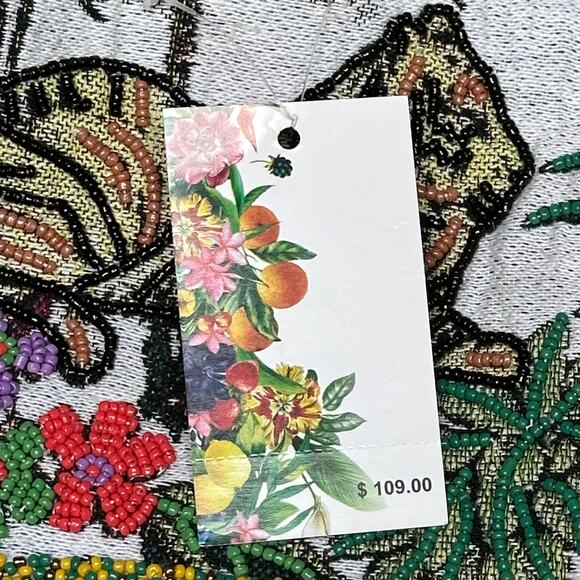 America & Beyond African Safari Limited Edition Hand Beaded Crossbody Tote K665 - Picture 16 of 17